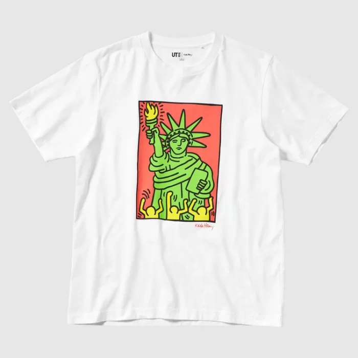 Uniqlo Keith Haring Ut Printed Men’s White T-Shirt