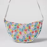 Uniqlo Keith Haring Ut Round Mini Shoulder Bags Women White