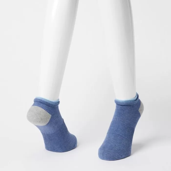 Uniqlo Layered Short Socks Men Blue