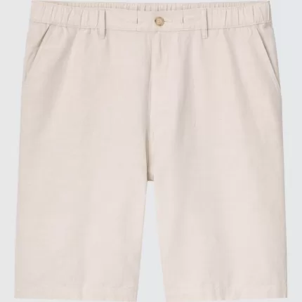 Uniqlo Linen Blend Men’s Shorts Beige