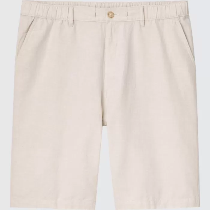 Uniqlo Linen Blend Men’s Shorts Beige