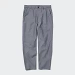 Uniqlo Linen Blend Striped Relaxed Fit Men’s Pants Blue