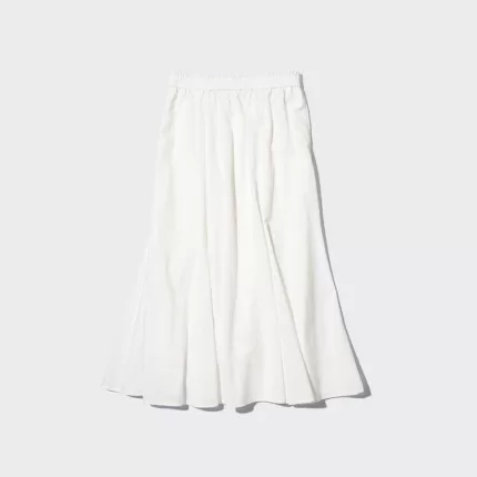 Uniqlo Long Skirt Women White