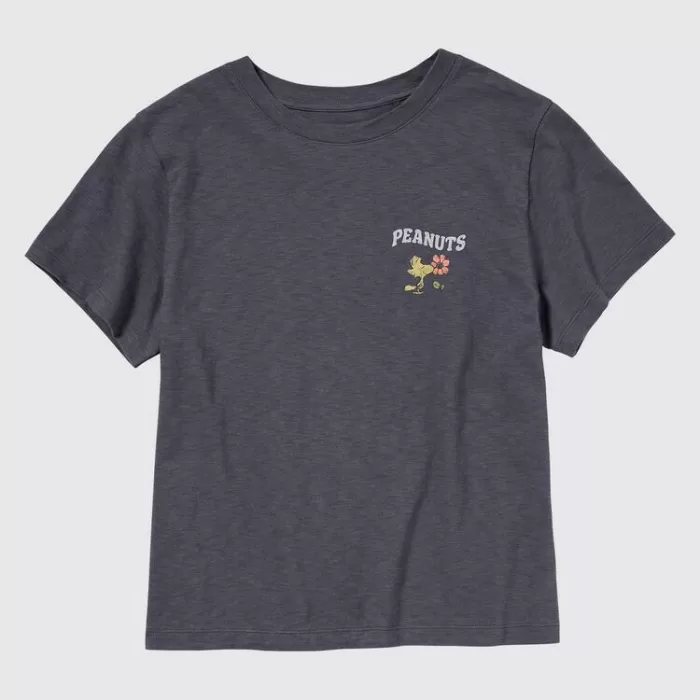 Uniqlo Love Sunshine & Peanuts Ut Printed Women’s T-Shirt Dark Grey