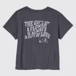 Uniqlo Love Sunshine & Peanuts Ut Printed Women’s T-Shirt Dark Grey