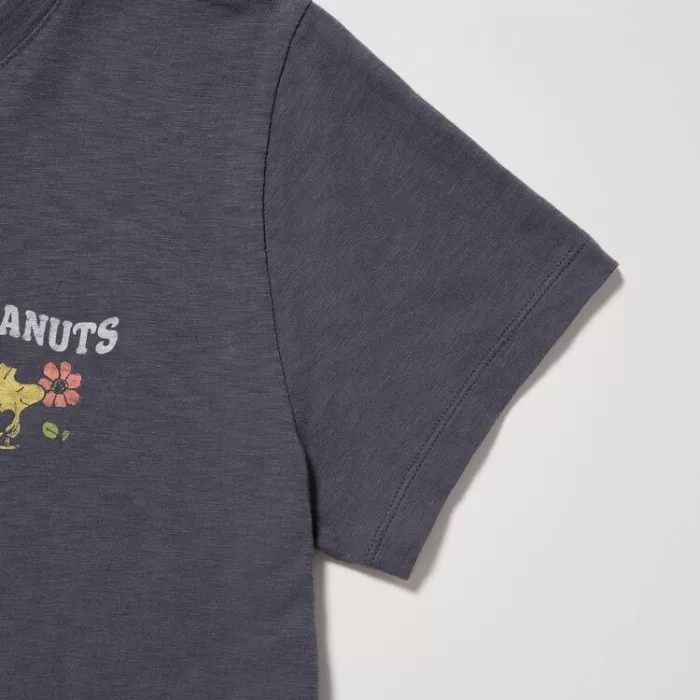 Uniqlo Love Sunshine & Peanuts Ut Printed Women’s T-Shirt Dark Grey