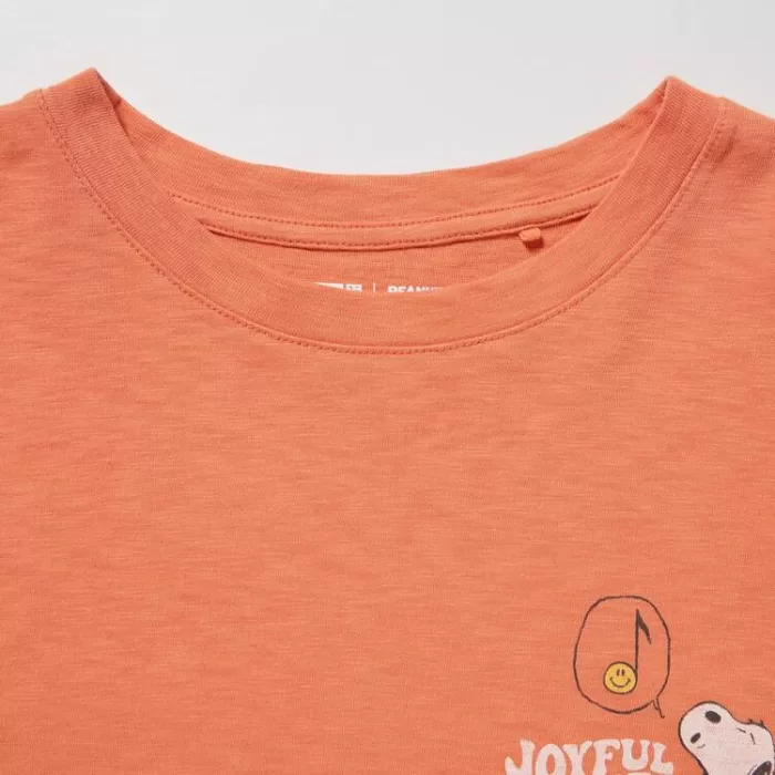 Uniqlo Love Sunshine & Peanuts Ut Printed Women’s T-Shirt Orange