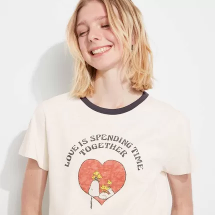 Uniqlo Love Sunshine & Peanuts Ut Printed Women’s T-Shirt White