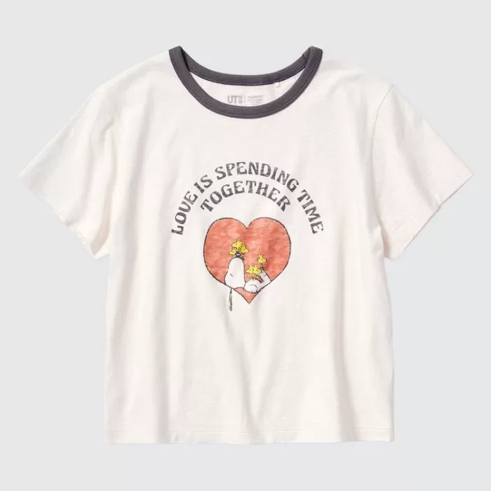 Uniqlo Love Sunshine & Peanuts Ut Printed Women’s T-Shirt White