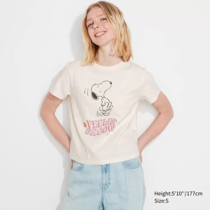 Uniqlo Love Sunshine & Peanuts Ut Printed Women’s T-Shirt White