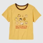 Uniqlo Love Sunshine & Peanuts Ut Printed Women’s T-Shirt Yellow