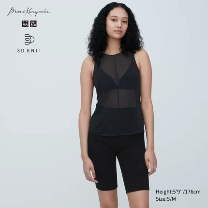 Uniqlo Mame Kurogouchi 3d Knit Seamless Women’s Underwear Black