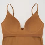 Uniqlo Mame Kurogouchi Airism Plunge Camisole Vest Women Brown