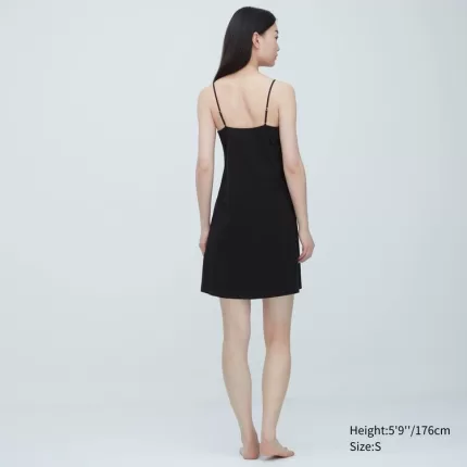 Uniqlo Mame Kurogouchi Airism Plunge Slip Women’s Vest Black