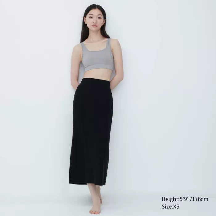 Uniqlo Mame Kurogouchi Relax Seamless Wireless Bras Women Grey