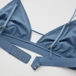 Uniqlo Mame Kurogouchi Sheer Triangle Wireless Women’s Bras Blue