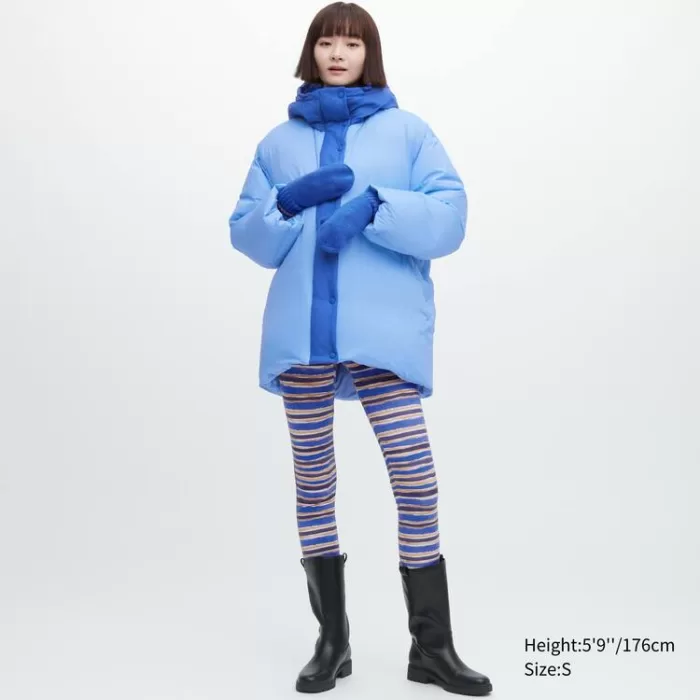 Uniqlo Marni Down Oversized Women’s Coats Blue