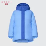 Uniqlo Marni Down Oversized Women’s Coats Blue