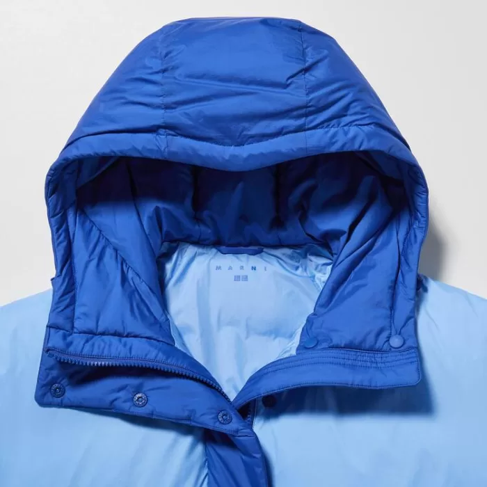 Uniqlo Marni Down Oversized Women’s Coats Blue