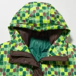 Uniqlo Marni Down Printed Oversized Coats Women Green