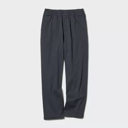 Uniqlo Men’s Cotton Relaxed Fit Ankle Length Loungewear Dark Grey