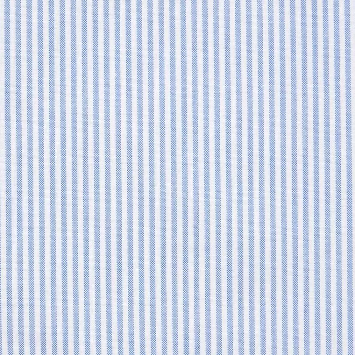 Uniqlo Men’s Regular Fit Striped Oxford Shirt (Button-down Collar) Blue