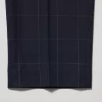 Uniqlo Men’s Smart Patterned Ankle Length Pants Navy Blue