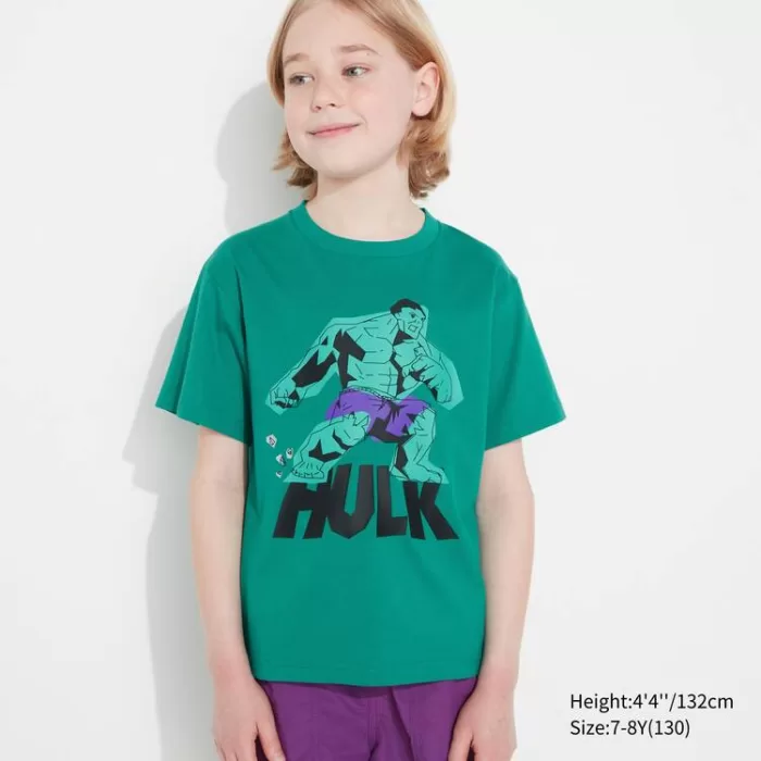 Uniqlo Mfa Utgp2023 Printed T-shirt Kids Green