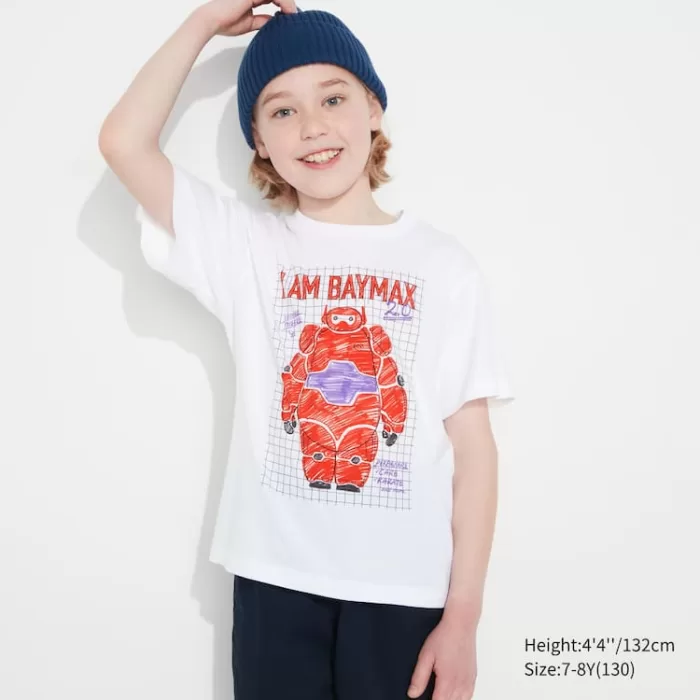 Uniqlo Mfa Utgp2023 Printed T-shirt Kids White