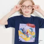 Uniqlo Mfa Utgp2023 Printed T-shirt for Boys Navy Blue