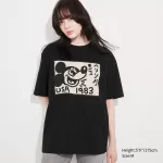 Uniqlo Mickey X Keith Haring Ut Printed Men’s T-Shirt Black