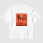 Uniqlo Mickey X Keith Haring Ut Printed Men’s White T-Shirt