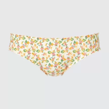 Uniqlo Mid Rise Flower Print Frill Women’s Underwear Creme