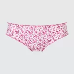 Uniqlo Mid Rise Flower Print Frill Women’s Underwear Pink