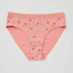 Uniqlo Mid Rise Flower Print Women’s Underwear Light Orange