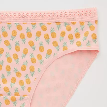 Uniqlo Mid Rise Fruit Print Women’s Underwear Pink