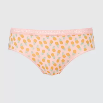 Uniqlo Mid Rise Fruit Print Women’s Underwear Pink