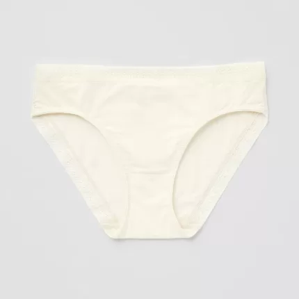 Uniqlo Mid Rise Lace Underwear Women Yellow