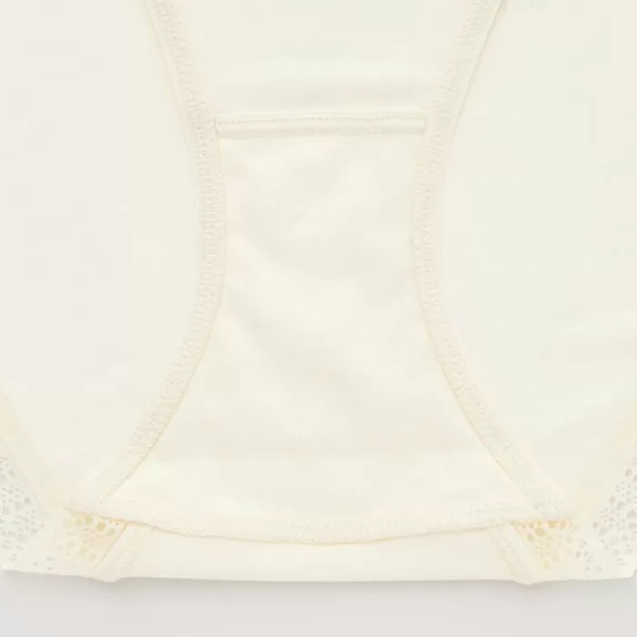 Uniqlo Mid Rise Lace Underwear Women Yellow