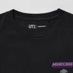 Uniqlo Minecraft Ut Printed T-Shirt Kids Black