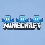 Uniqlo Minecraft Ut Printed T-Shirt Kids Blue