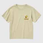 Uniqlo Minecraft Ut Printed T-shirt Kids Beige