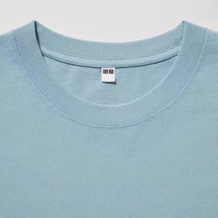 Uniqlo Oversized Pocket Crew Neck Half Sleeved T-shirt Men Blue