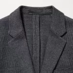 Uniqlo Patterned Comfort Suits Men Grey