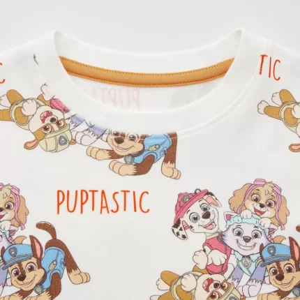 Uniqlo Paw Patrol Ut Baby White Orange Home Clothes