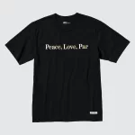 Uniqlo Peace For All Ut Printed T-Shirt (Adam Scott) Men’s Black