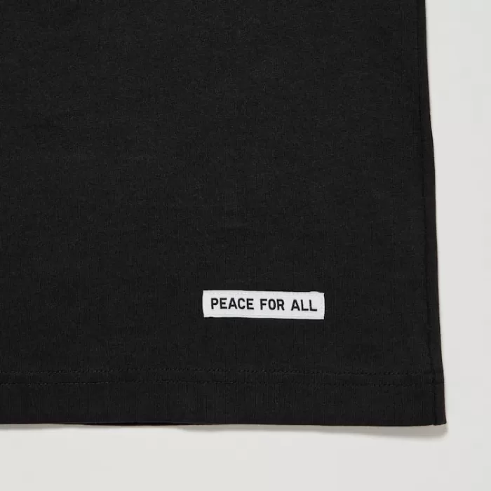 Uniqlo Peace For All Ut Printed T-Shirt (Adam Scott) Men’s Black