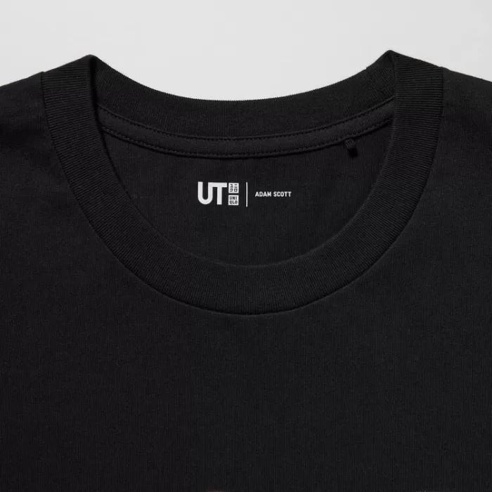 Uniqlo Peace For All Ut Printed T-Shirt (Adam Scott) Women’s Black