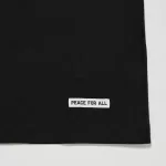 Uniqlo Peace For All Ut Printed T-Shirt (Adam Scott) Women’s Black