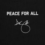 Uniqlo Peace For All Ut Printed T-Shirt (Adam Scott) Women’s Black